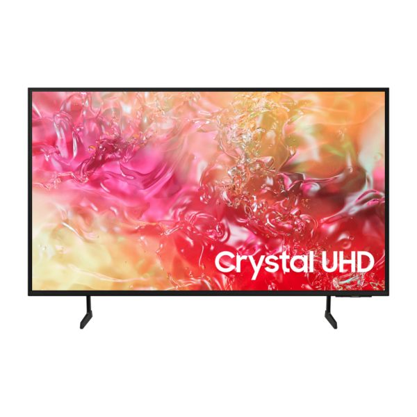 Televisor Samsung FLAT LED Smart TV 43 pulgadas Crystal UHD 4K  /3,840 x 2,160 /HDR / DVB-T2 /LAN /WIFI 5 / Bluetooth 5.2 / Google Meet / AirPlay 2 /modo ambiente/ Modo Juego/ HDMI x 3/ USB x1 /abre y edita archivos de Office/ Garantía 1 año, Ficha técnica completa en www.samsung.com.co