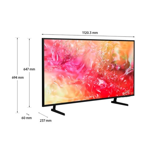 Televisor Samsung FLAT LED Smart TV 55 pulgadas Crystal UHD 4K  /3,840 x 2,160 /HDR / DVB-T2 /LAN /WIFI 5 / Bluetooth 5.2 / Google Meet / AirPlay 2 /modo ambiente/ Modo Juego/ HDMI x 3/ USB x1 /abre y edita archivos de Office/ Garantía 1 año, Ficha técnica completa en www.samsung.com.co - Imagen 3