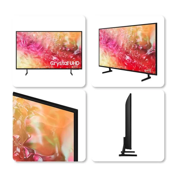 Televisor Samsung FLAT LED Smart TV 65 pulgadas Crystal UHD 4K  /3,840 x 2,160 /HDR / DVB-T2 /LAN /WIFI 5 / Bluetooth 5.2 / Google Meet / AirPlay 2 /modo ambiente/ Modo Juego/ HDMI x 3/ USB x1 /abre y edita archivos de Office/ Garantía 1 año, Ficha técnica completa en www.samsung.com.co - Imagen 3