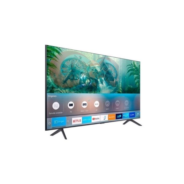 Televisor Samsung FLAT LED Smart TV 85 pulgadas Crystal UHD 4K  /3,840 x 2,160 / DVB-T2 / Bluetooth/ AirPlay 2 / Bixby desde el control /modo ambiente/ Modo Juego/ HDMI x 3/ USB x2 /abre y edita archivos de Office/ Garantía 1 año