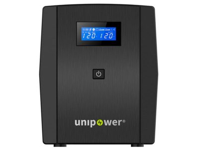 UPS 1500va/900w, Display  con 8 tomas (4 con supresion regulacion y backup y 4 con supresion de picos)