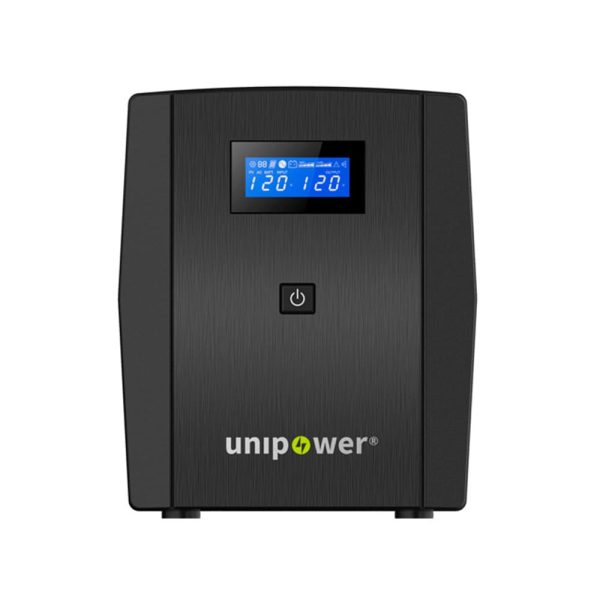 UPS 1500va/900w, Display  con 8 tomas (4 con supresion regulacion y backup y 4 con supresion de picos)