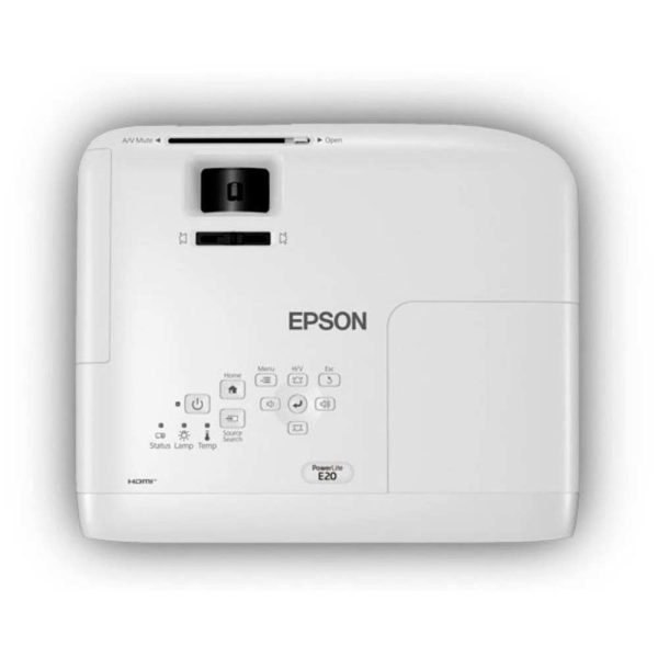 Video Proyector EPSON PowerLite E20 COLOR Blanco - Imagen 4