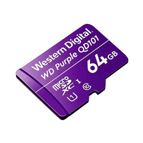 Tarjeta MicroSD WESTERN DIGITAL 64GB Para Cámaras de Seguridad COLOR Purpura - Imagen 4