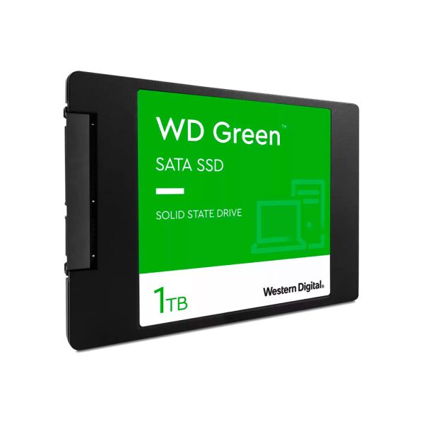 Unidad de estado sólido interna SSD Western Digital Green 1TB  con puerto SATA y factor de forma 2.5” (7mm), creado para las necesidades más básicas del cómputo diario, pero con un rendimiento y velocidad mayor que una unidad mecánica. - Imagen 3