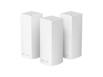 AC3900 3PK Linksys Velop -  Sistema Wi-Fi en malla para todo el hogar (paquete de 3 nodos, doble banda, instalación guiada por App,Sistema modular, gestión de red por App) Dual-Band , 802.11a/b/g/n/ac Wi-Fi Standards,Up to 3900 Mbps Wi-Fi Data Throughput 1 x 2.4 GHz / 2 x 5 GHz Frequencies,6 x Antennas & High Powered Amplifiers 2 x Gigabit Ethernet