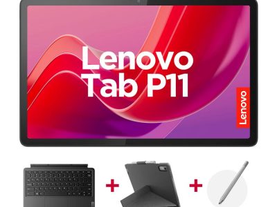 Tablet Portatil Lenovo P11 TB350FU (2nd ge) 11,5 Pulgadas 2K con WIFI, 6GB RAM + Almacenamiento 128GB + Teclado y Lápiz Gris