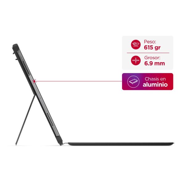 Tablet Lenovo P12 TB370U Pantalla 12,7 Pulgadas 3K Conectividad Solo Wifi Memoria 8GB + Almacenamiento 256GB Color Gris Incluye Teclado y Lapiz - Imagen 5