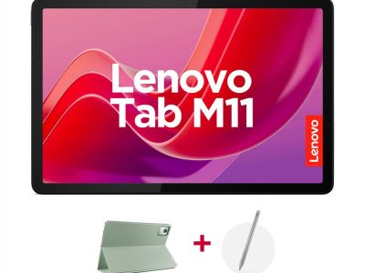 Tablet Lenovo M11 TB330XU Pantalla 11 Pulgadas WUXGA Conectividad Wifi y LTE Memoria 4GB + Almacenamiento 128GB Color Verde Incluye Estuche y Lapiz