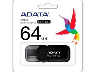 ADATA Memoria USB 2.0 UV240 64GB COLOR Negra