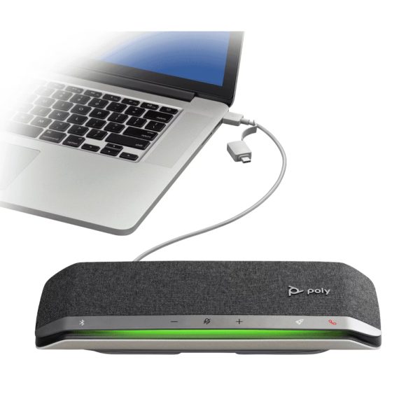 Poly Sync 40+ USB-A USB-C Speakerphone +BT700 USB-A Adapter - Imagen 2