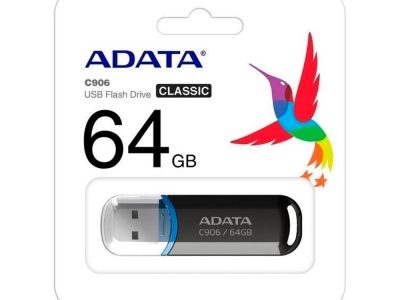 Memoria USB ADATA 2.0 64GB COLOR Negra