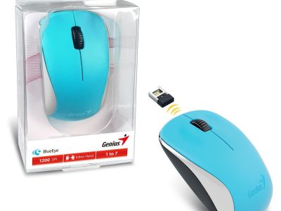 Mouse Inalámbrico GENIUS 2.4 GHz BlueEye Batería AA COLOR Azul