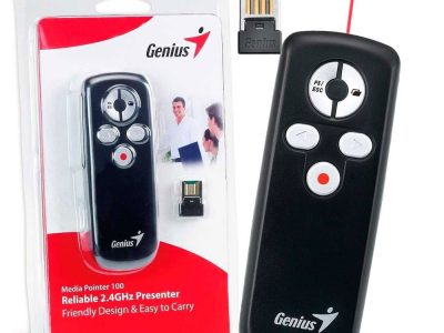 Apuntador Laser GENIUS 100 USB Media COLOR Negro
