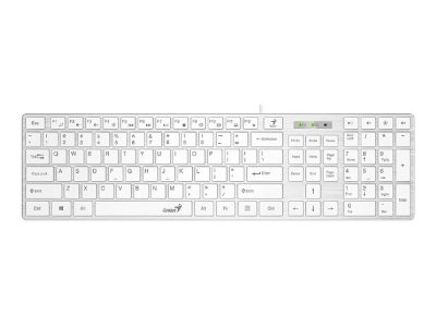 Teclado GENIUS slimStar 126,SP,USB,WHITE