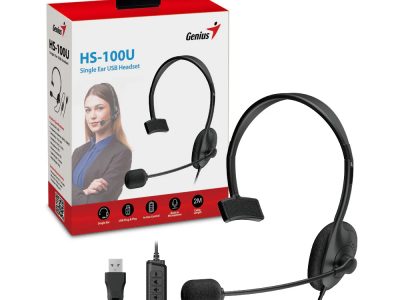 AUDIFONO PARA PC USB HS-100U BLACK