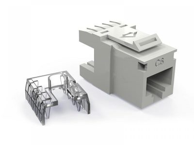 JACK - Conector para RJ45 - CAT6 - 180/90 grados