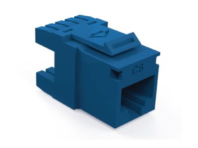 JACK - Conector para RJ45 - CAT6 - 180/90 grados