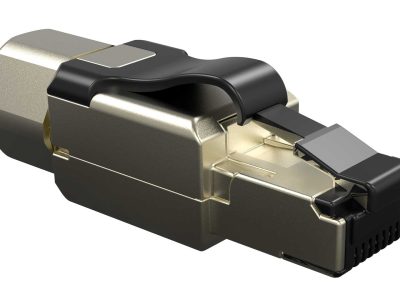 CONECTOR RJ45 MACHO DE CAMPO CAT.6 INDUSTRIAL BLINDADO T568A