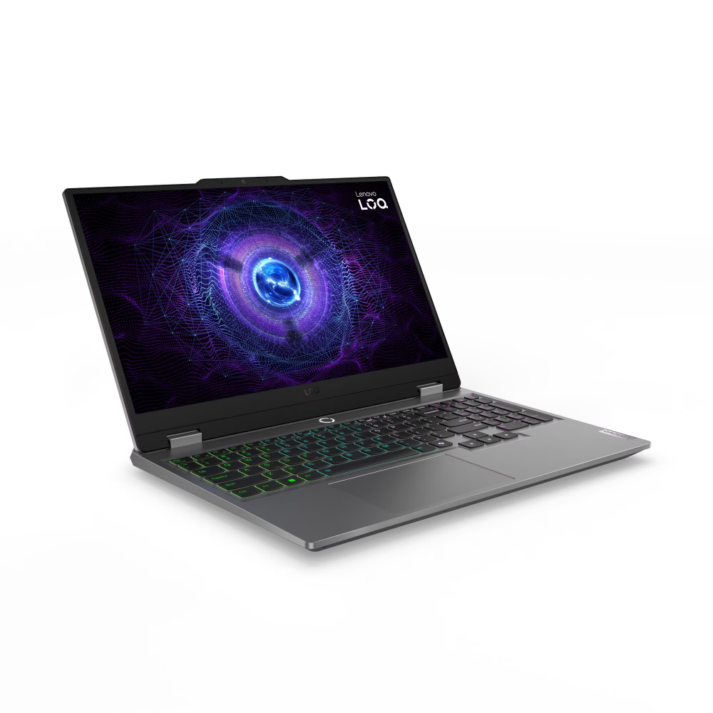 Portátil Lenovo LOQ 15IRX9 Intel Core i7 14700HX 15,6 Pulgadas FHD Memoria 16GB Estado Solido 512GB Tarjeta de Video Nvidia RTX 4060 8GB Windoes 11 Home Color Gris.
