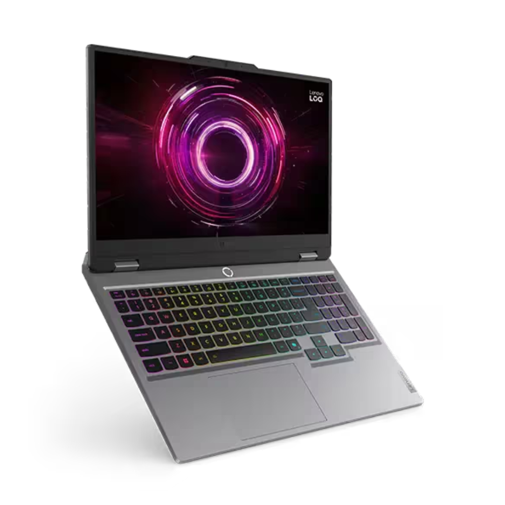Portátil Lenovo LOQ 15AHP10 AMD Ryzen 7 250 15,6 Pulgadas FHD Memoria 24GB Estado Solido 512GB Tarjeta de Video Nvidia RTX 5050 8GB Windows 11 Home Color Gris. - Imagen 3