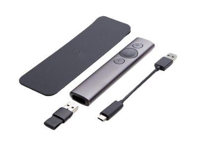 Apuntador Spotlight LOGITECH TV Bluetooth Wireless Receptor USB COLOR Gris