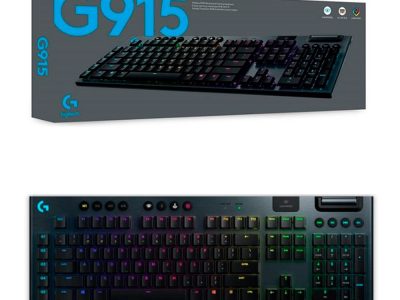Teclado LOGITECH Inalámbrico RGB G915 Gaming