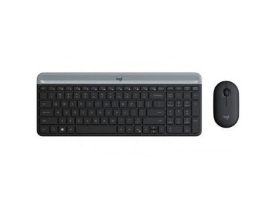 Combo Teclado + Mouse LOGITECH en combo Wireless MK470 (LAT/MX ESP) Negro