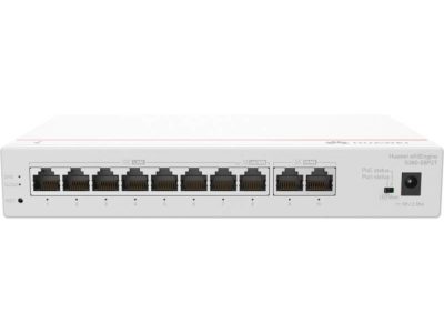 Gateway HUAWEI 2*GE WAN, 8*GE LAN(PoE+, 124W), up to 350 users,forwarding performance 2Gbps 2 años de garantia