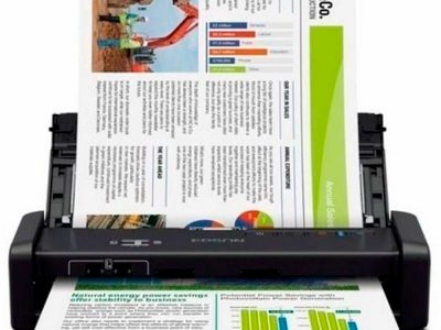 Escáner WorkForce ES-300W inalámbrico dúplex portátil para documentos Negro