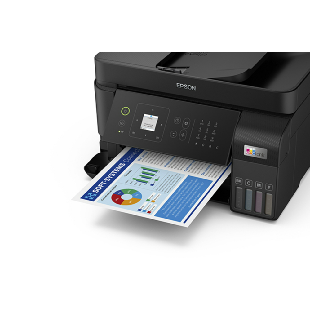 Impresora Multifuncional EPSON Ecotank L5590 COLOR Negro - Imagen 3
