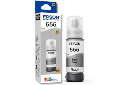 Botella de Tinta EPSON T555520 AL 70 ml Impresión de Fotografía COLOR Gris