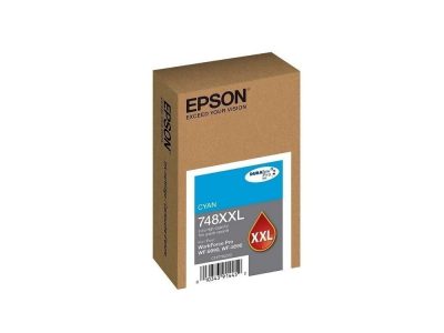 Cartuchos de Tinta Epson Cyan T748XXL220-AL para WorkForce WF-6090/WF-6590 (7.000 páginas)