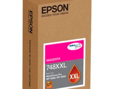 Cartuchos de Tinta Epson Magenta T748XXL320-AL para WorkForce WF-6090/WF-6590 (7.000 páginas)