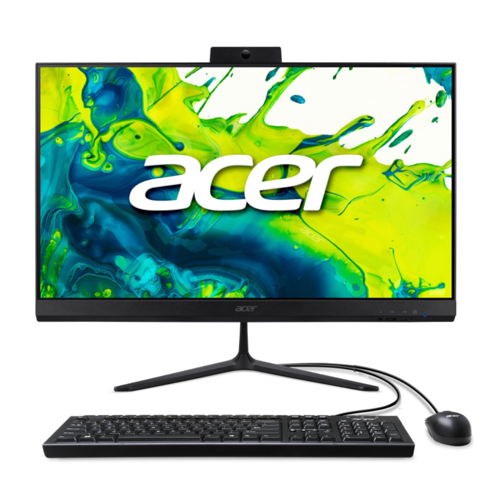 Acer Aspire C24-2YE-13U3UNL-LR11 AIO Intel® 13thGen Core™ Ci3 1305U 23,8 100Hz 8GB/512SSD/DDR4 SO-DIMM x2 Intel® UHD Graphics 1 Displayport 1.4 out (8K@60Hz)/x2 Type-A (USB3.2 Gen2)/x2 Type-A (USB2.0) X1 (1G LAN)/ HDMI 1.4 out (4K@60Hz) Teclado Y Mouse inalambrico