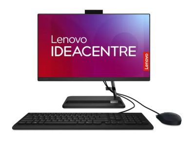 Todo en uno Lenovo A100 Intel Core i3 N305 23,8 Pulgadas FHD Memoria 8GB Estado Solido 512GB Linux Color Gris