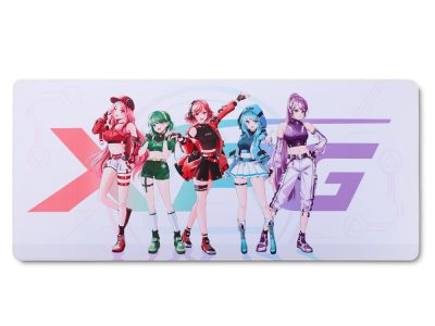 FRONTLINEXL XTREMESAGA03, personajes de XTREME SAGA, microfibra, (ancho x largo) 900 x 400mm, 2 años de garantía