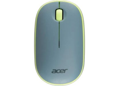 Mouse Acer AMR100 Color Blue inalámbrico de burbuja (1600 DPI/frecuencia inalámbrica de 2,4 GHz/sensor óptico/llave USB)