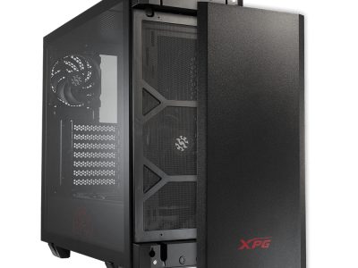 XPG INVADER X MINI, Negro, ATX Torre Media, 3.5incx2, I/O:USB-Cx1, USBx2, HD Audiox1, Resetx1, Powerx1,Ventilador ARGB Invertido: (Topx2, Speratex2), Ventilador:(Rearx1), 2 Años de Garantía