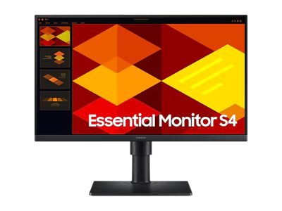 Monitor Plano Samsung Tamaño: 22 LS22D402GANXGO Altura ajustable Resolución 1920X1080 (16:9) Tipo de Panel: IPS Vesa 100×100 PIvot, Contraste tipico: 1000:1 a 250nit, Tiempo de respuesta: 5ms (GTG) tasa de refresco 100 HZ, Conectividad: Display Port-HDMI 1.4 - USB 2.0 × 2 / Auricular Eco Saving Plus / Eye Saver Mode/ Flicker Free / Game Mode