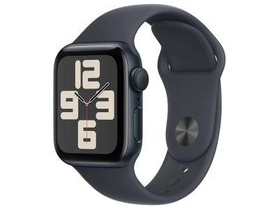 Apple Watch SE GPS 40mm Midnight Aluminium Case with Midnight Sport Band - S/M