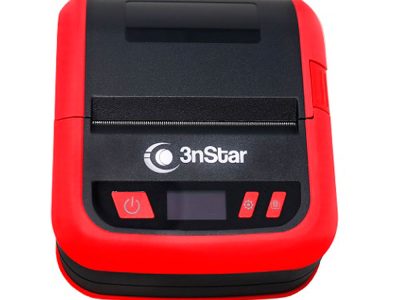Impresora 3NSTAR De Recibo Móvil y Etiquetas Con Bluetooth COLOR Roja