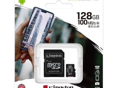 Memoria Micro SD KINGSTON Canvas Select Plus 128GB COLOR Negro