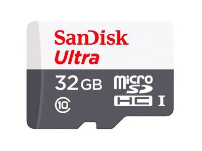 Tarjeta micro SD SANDISK Ultra UHS-I 32GB Clase 10 COLOR Gris