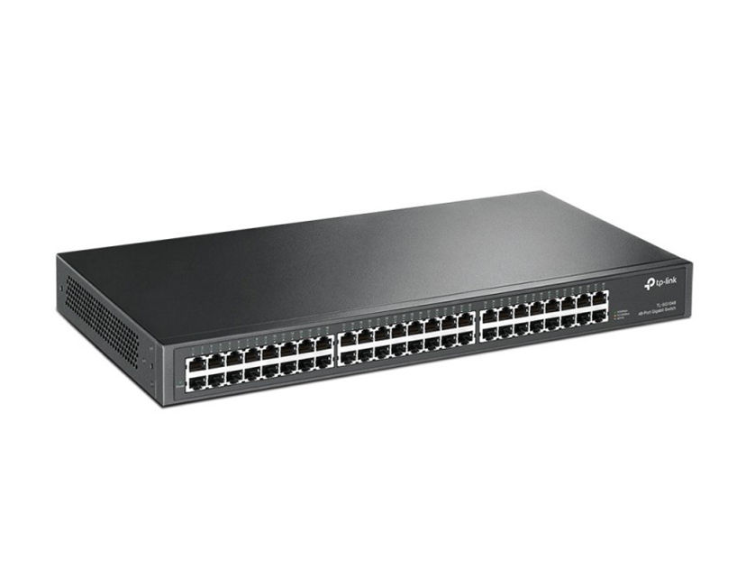 Switch TP-LINK NO Administrable 48 Puertos RJ45 de 10/100/1000Mbps COLOR Negro - Imagen 2