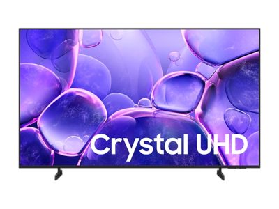Televisor Samsung FLAT LED CRYSTAL Smart TV 43 pulgadas Crystal UHD 4K  /3,840 x 2,160 / DVB-T2 / HDR /LAN/ WIFI 5/ Control remoto Solar / Soporte ajustable / Bluetooth 5.3 / Google Meet / Multi view/ AirPlay 2 / Bixby desde el control /modo ambiente/ Modo Juego/ HDMI x 3/ USB x1-A /abre y edita archivos de Office/ control de voz/Garantía 1 año, Fi