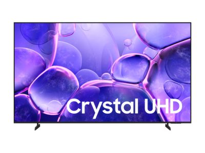Televisor Samsung FLAT LED CRYSTAL Smart TV 65 pulgadas Crystal UHD 4K  /3,840 x 2,160 / DVB-T2 / HDR /LAN/ WIFI 5/ Control remoto Solar / Soporte ajustable / Bluetooth 5.3 / Google Meet / Multi view/ AirPlay 2 / Bixby desde el control /modo ambiente/ Modo Juego/ HDMI x 3/ USB x1-A /abre y edita archivos de Office/ control de voz/Garantía 1 año, Fi
