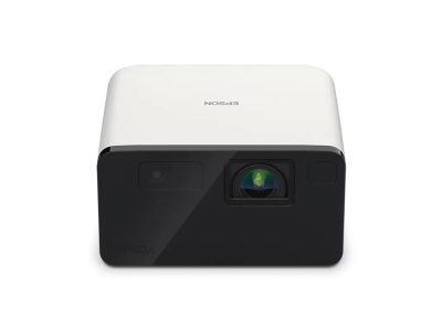 Mini Video Proyector Epson EpiqVision EF-21W /Diamond White/ Tecnología: 3 LCD Laser / (1.000 lumens en Blanco y Color - Resolución FHD) Google tv, Bluetooth