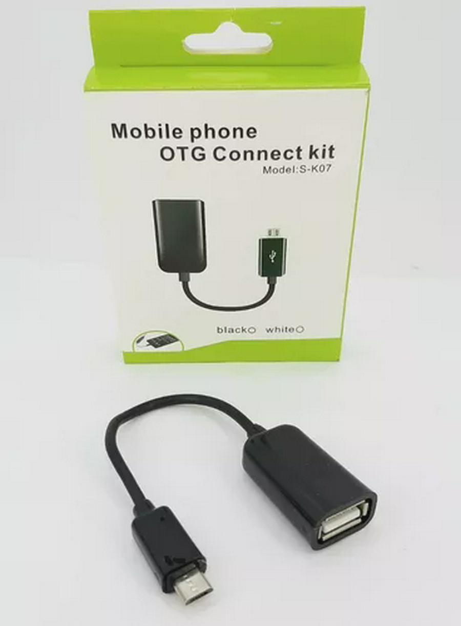 ADAPTADOR OTG USB 2.0 A V8