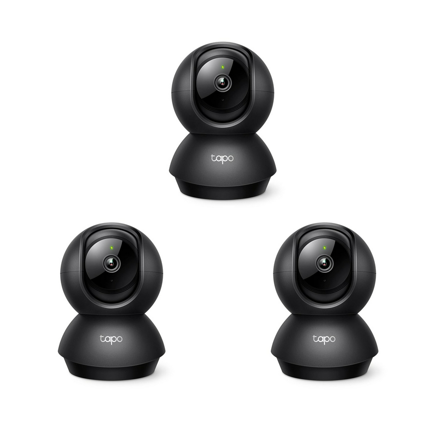 Cámara de seguridad TP-link Tapo C201 360 FHD x 3 Unidades